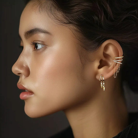 How to Wear an Ear Cuff Like a Pro—No Piercing Required! - EarReplaceable Jewelry