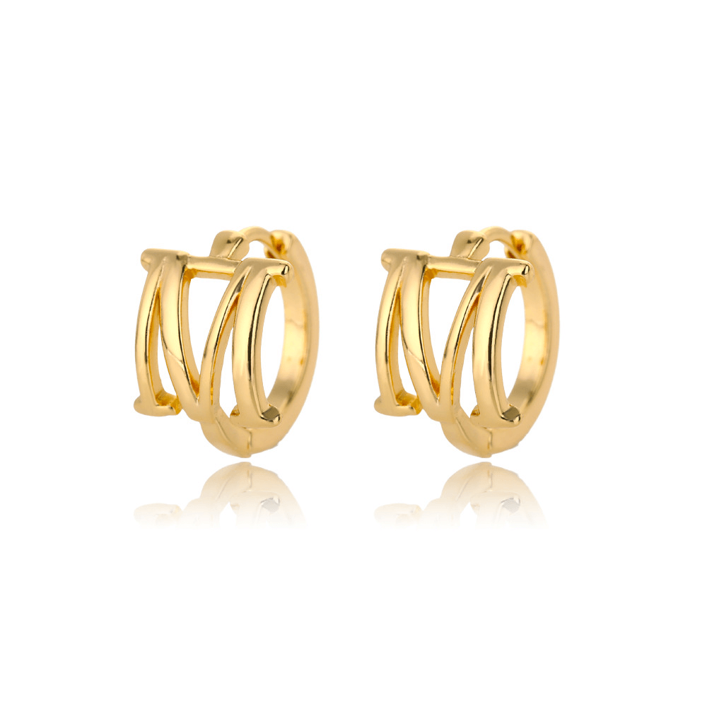 A - Z Small Personalized Letter Gold Hoop Earrings - Jewelry & Accessories - Earrings - Hoop | EarReplaceable Jewelry