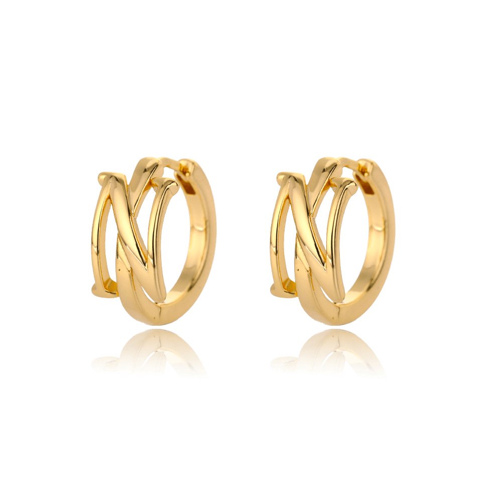 A - Z Small Personalized Letter Gold Hoop Earrings - Jewelry & Accessories - Earrings - Hoop | EarReplaceable Jewelry