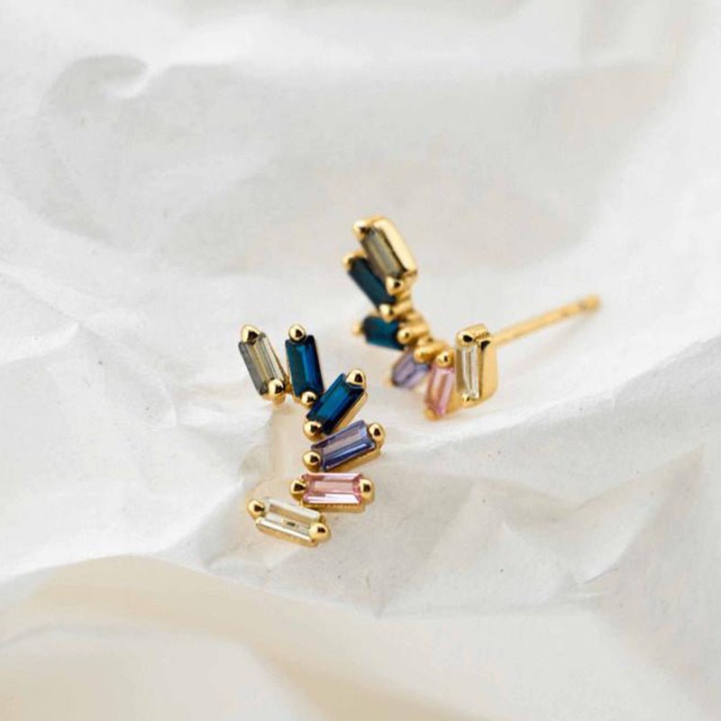 Color Me Happy | Colorful Stone Earrings - Jewelry & Accessories - Earrings - Drop | EarReplaceable Jewelry