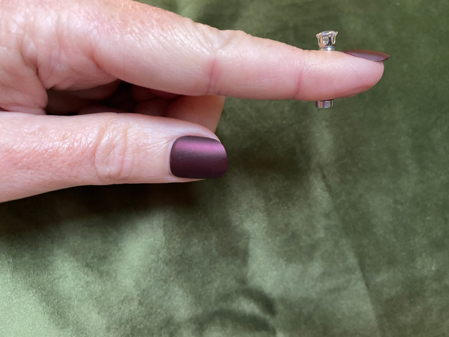 Magnetic Diamond Zircon Stud Earrings - Jewelry & Accessories - Earrings | EarReplaceable Jewelry