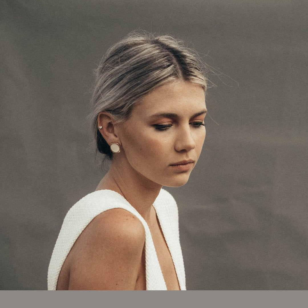 Magnetic Diamond Zircon Stud Earrings - Jewelry & Accessories - Earrings | EarReplaceable Jewelry