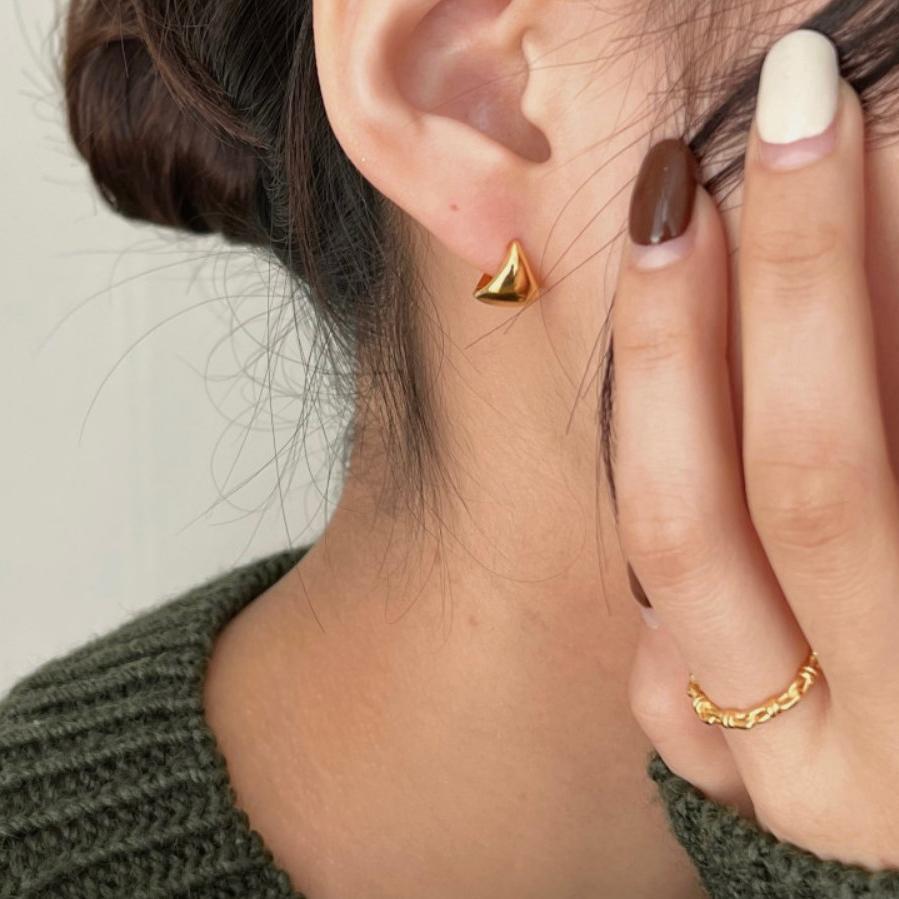 Mini Oval Huggie Earrings in 18K Gold and Sterling Silver - Jewelry & Accessories - Earrings - Hoop | EarReplaceable Jewelry