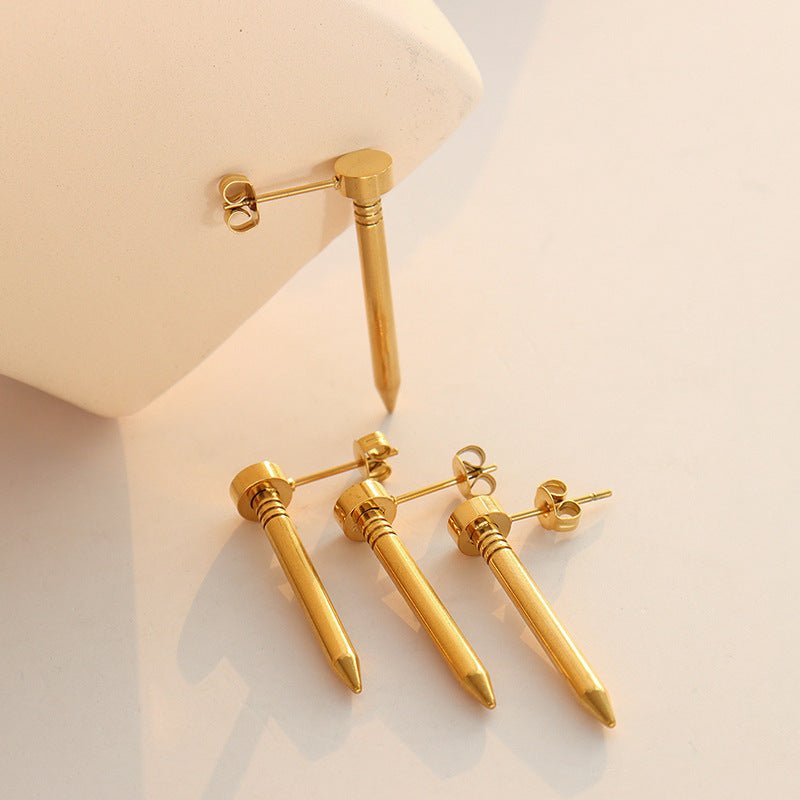 Nailed It | Nail Earrings - Jewelry & Accessories - Earrings | EarReplaceable Jewelry
