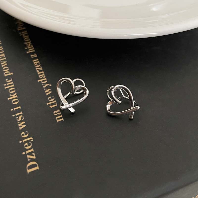 No Hurt Heart Ear Clip - Jewelry & Accessories - Earrings | EarReplaceable Jewelry