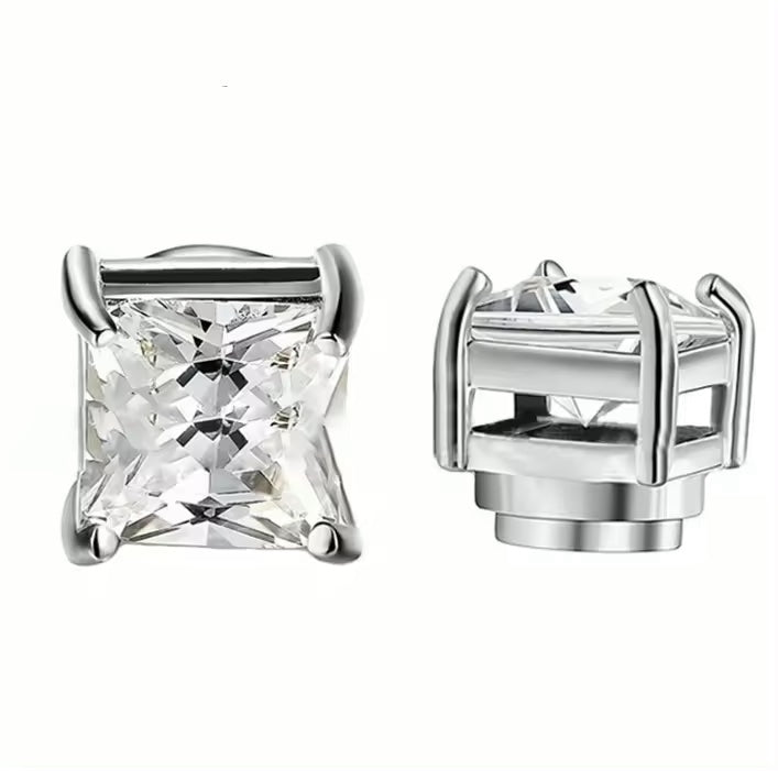 Square Magnetic Stud Earrings - Jewelry & Accessories - Earrings | EarReplaceable Jewelry