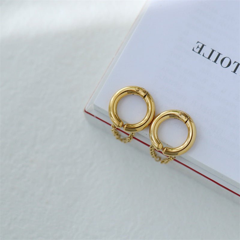Unhinged Ear Clip with Chain - Jewelry & Accessories - Earrings - Drop | EarReplaceable Jewelry