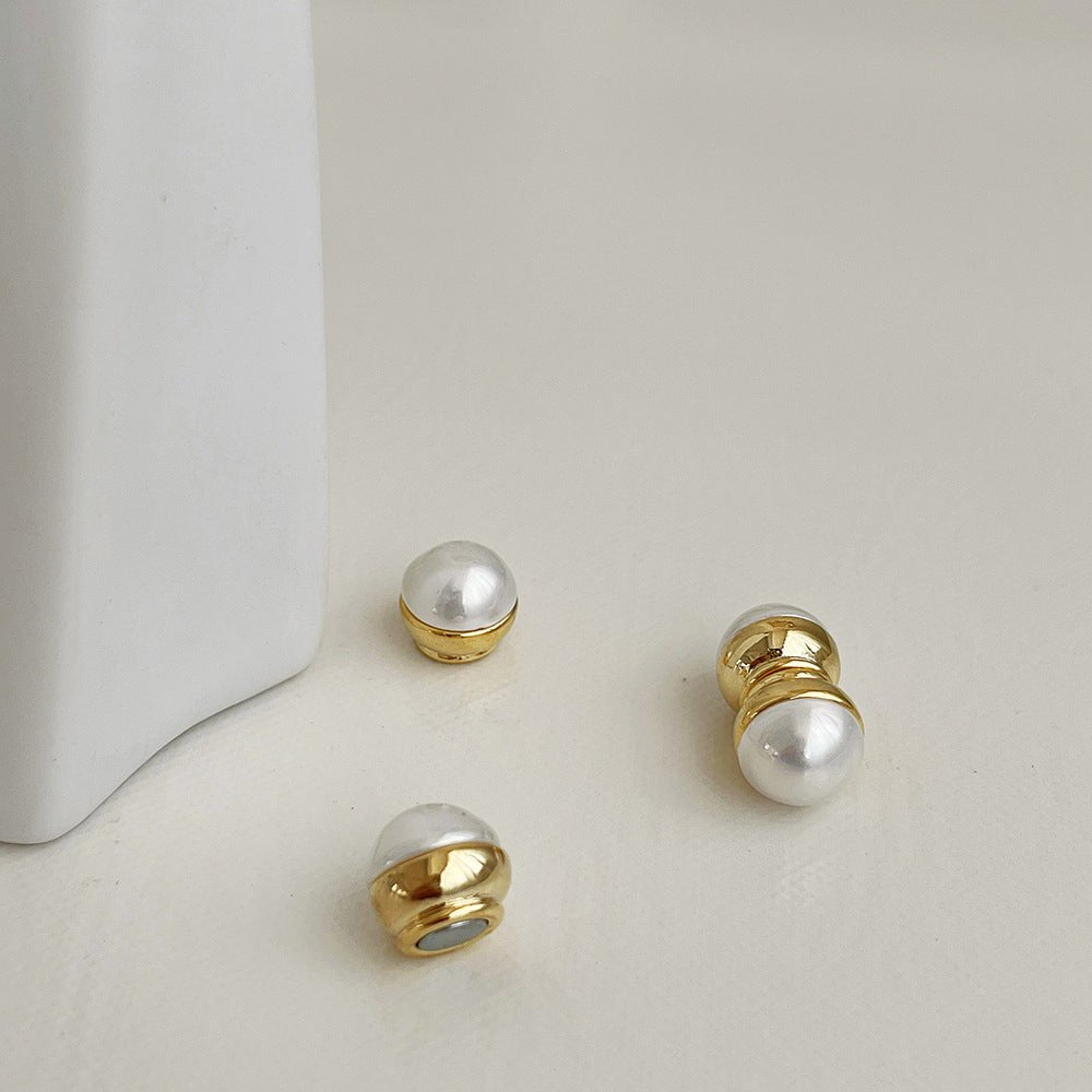 Vintage Design Pearl Magnet Earrings - Jewelry & Accessories - Earrings | EarReplaceable Jewelry
