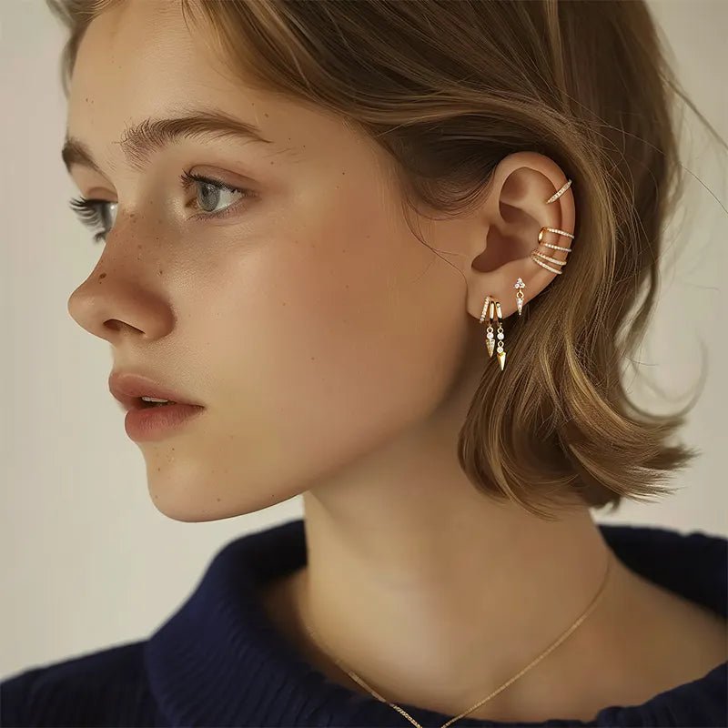 How to Fake Multiple Piercings with Just One Earring - EarReplaceable Jewelry