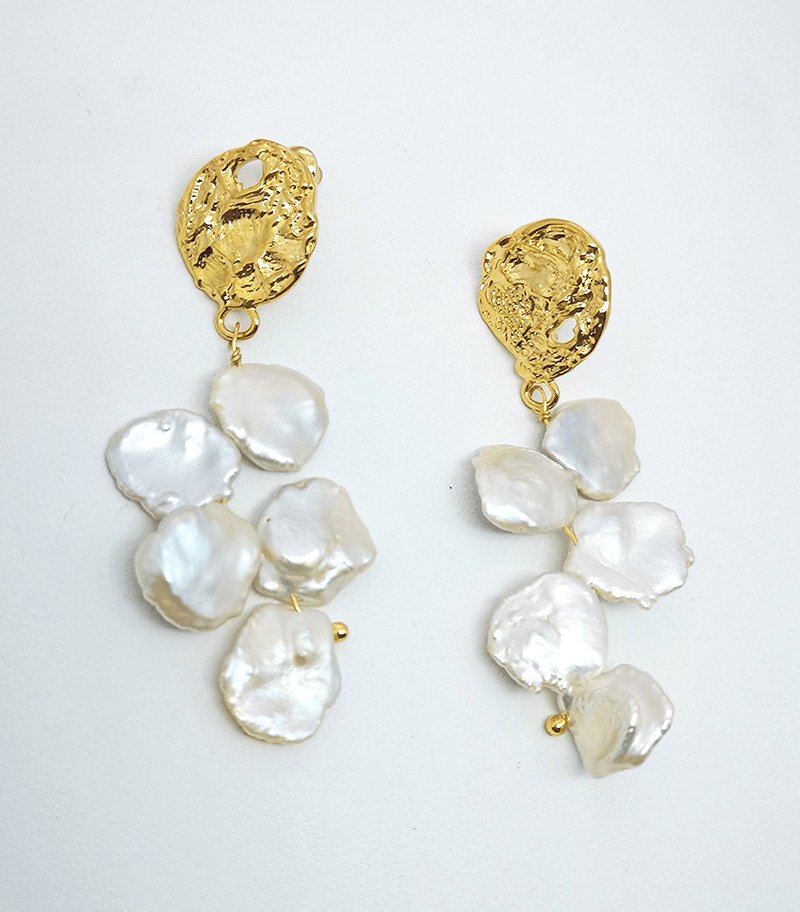 Baroque Pearl Drop Earrings - Jewelry & Accessories - Earrings - Drop | EarReplaceable Jewelry