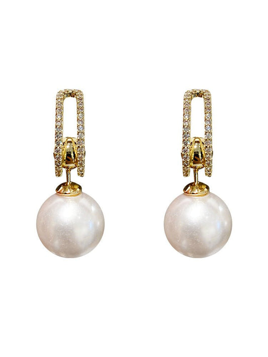 Chameleon|Pearl and Gold Changeable Earrings - Jewelry & Accessories - Earrings - Drop | EarReplaceable Jewelry