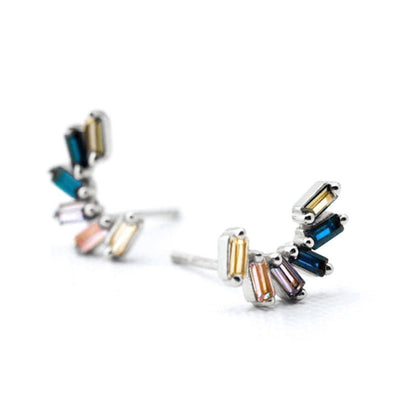 Color Me Happy | Colorful Stone Earrings - Jewelry & Accessories - Earrings - Drop | EarReplaceable Jewelry