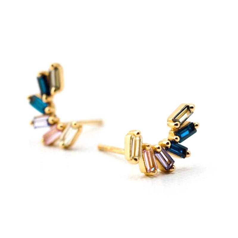 Color Me Happy | Colorful Stone Earrings - Jewelry & Accessories - Earrings - Drop | EarReplaceable Jewelry