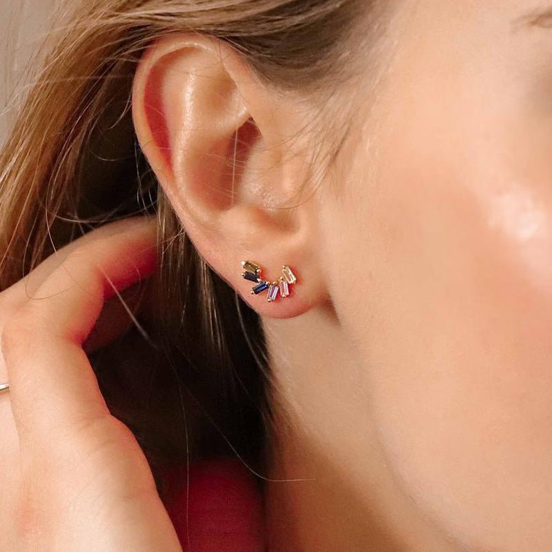 Color Me Happy | Colorful Stone Earrings - Jewelry & Accessories - Earrings - Drop | EarReplaceable Jewelry