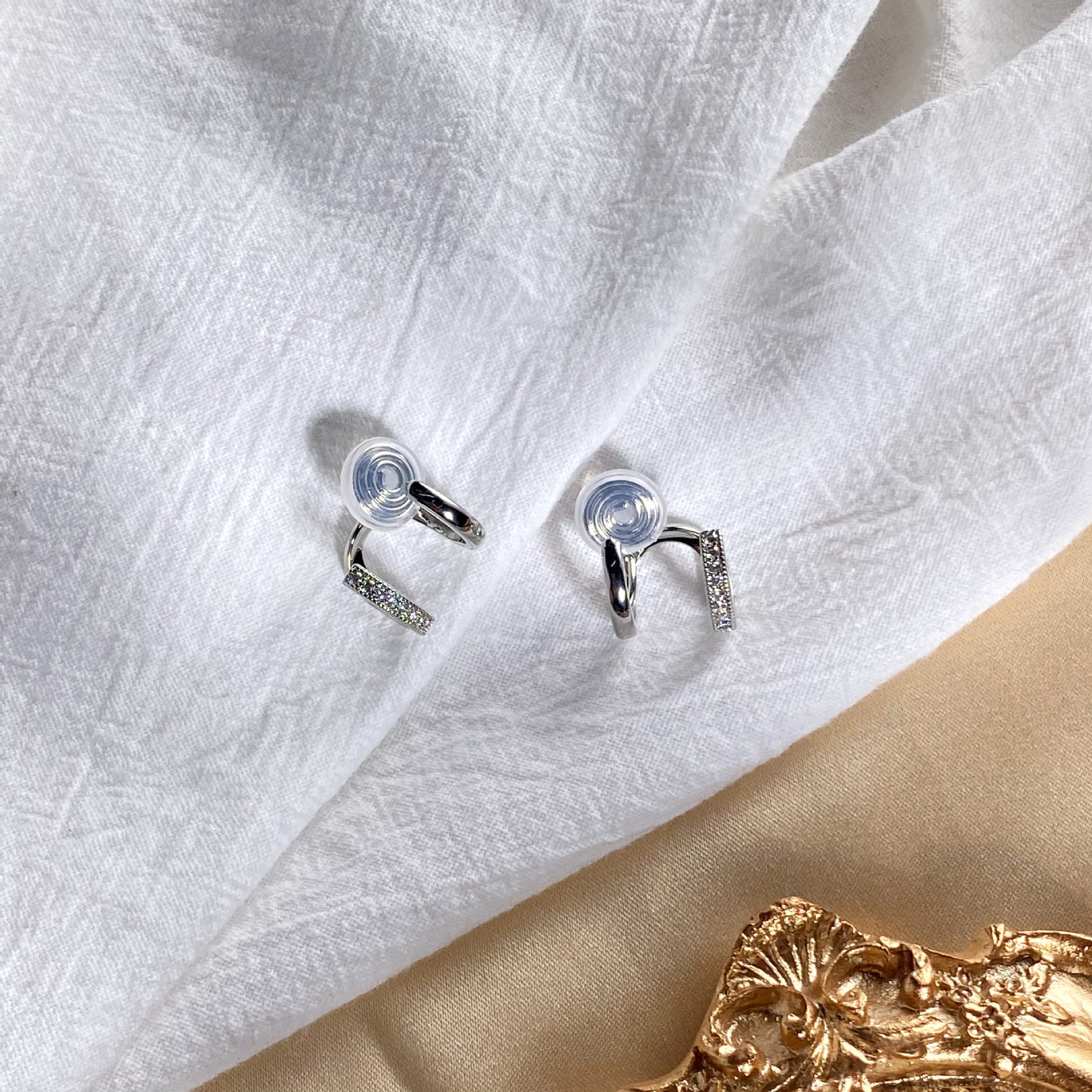 Double Trouble | No Pierced Clip - On Earrings - Cuffs and Clips | EarReplaceable Jewelry