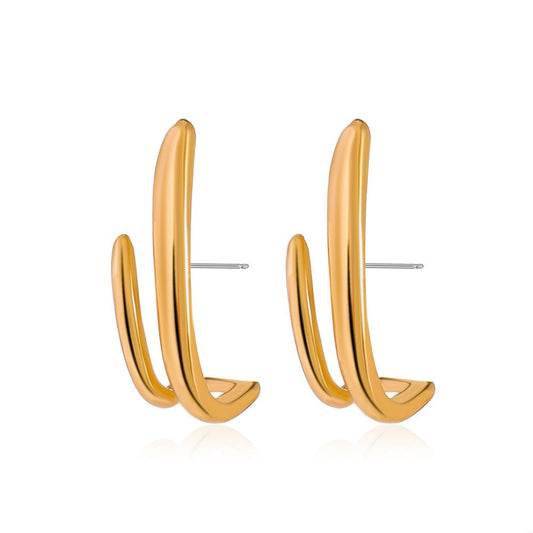 Double Up | Fake Double Piercing Earrings - Jewelry & Accessories - Earrings | EarReplaceable Jewelry