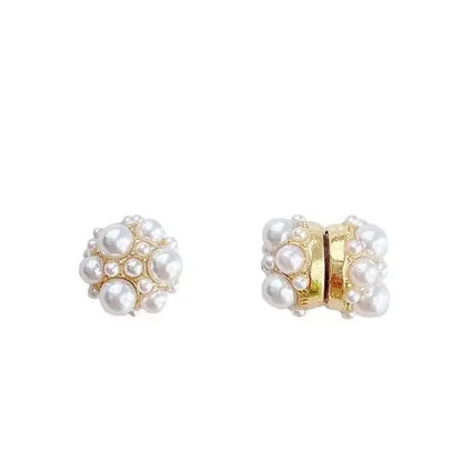 Pearl Cluster Magnetic Earrings - Jewelry & Accessories - Earrings | EarReplaceable Jewelry