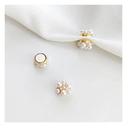 Pearl Cluster Magnetic Earrings - Jewelry & Accessories - Earrings | EarReplaceable Jewelry