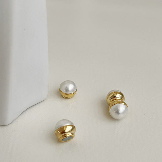 Vintage Design Pearl Magnet Earrings - Jewelry & Accessories - Earrings | EarReplaceable Jewelry